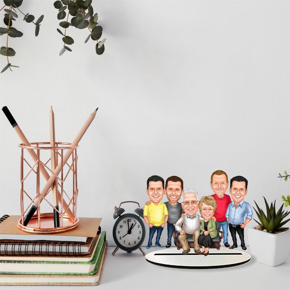 Aile Karikatürlü Biblo 46