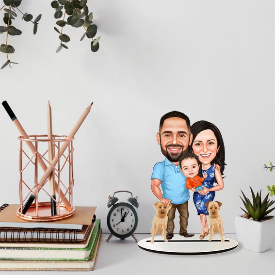 Aile Karikatürlü Biblo 57