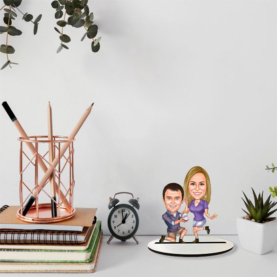 Evlilik Teklifi Karikatürlü Biblo 3