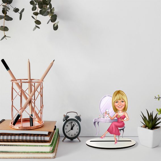 Kız Karikatür Biblo 3