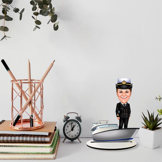 gemici karikatür biblo