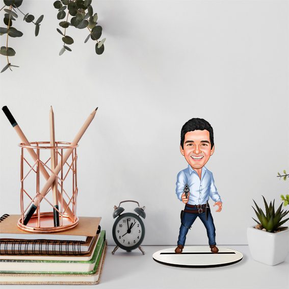 Kovboy Tasarımlı Karikatür Biblo 1