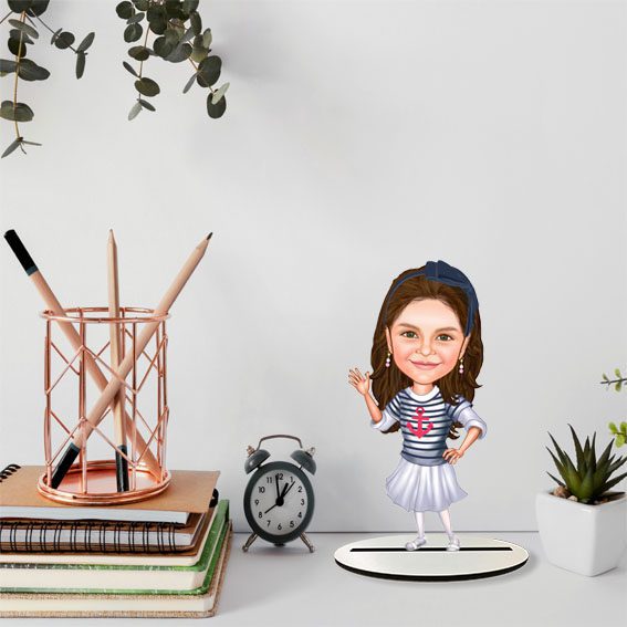 Kız Çocuk Karikatür Biblo 10