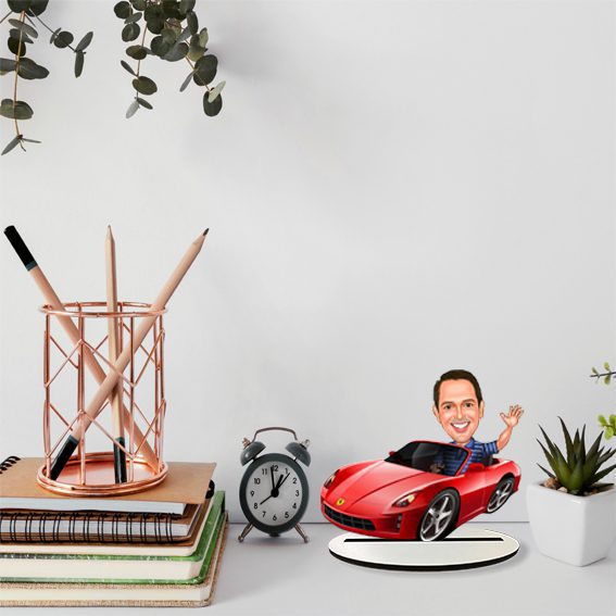 Emekli Tasarımlı Erkek Karikatür Biblo 40