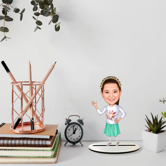 Kız Çocuk Karikatür Biblo 20