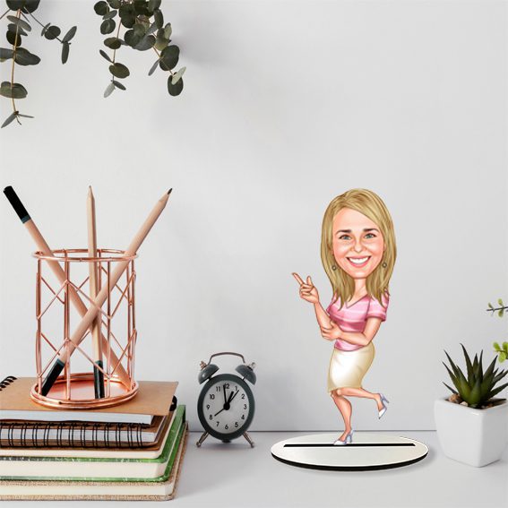 Kız Karikatür Biblo 6