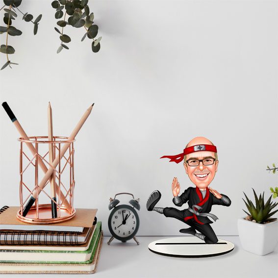 Erkek Kareteci Karikatür Biblo 3