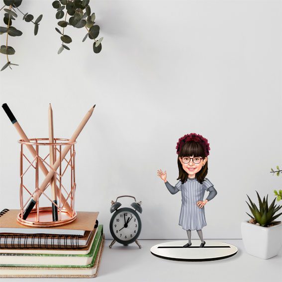 Kız Çocuk Karikatür Biblo 25