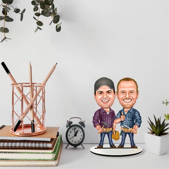 Erkek Arkadaşlar Karikatür Biblo 16