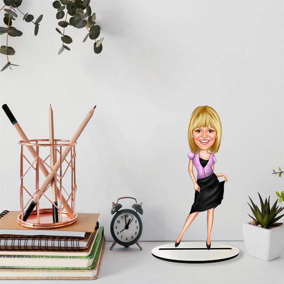 Kız Karikatür Biblo 8