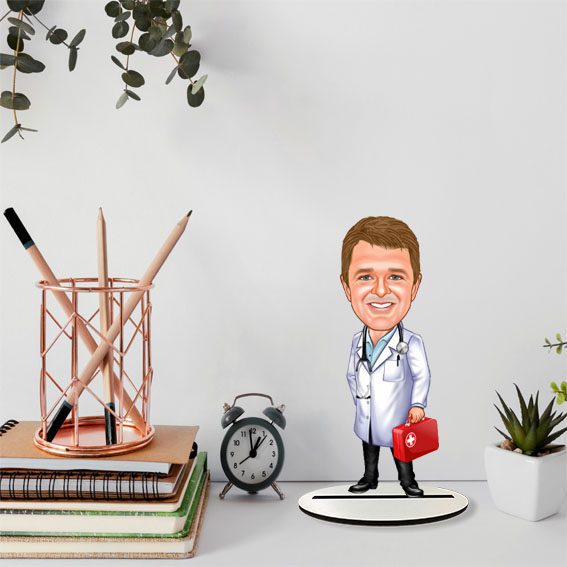 Erkek Doktor Karikatür Biblo 11