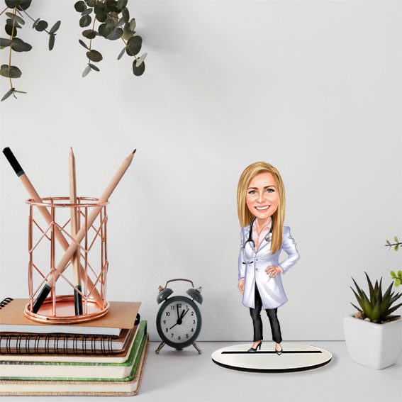 Bayan Doktor Karikatür Biblo 17