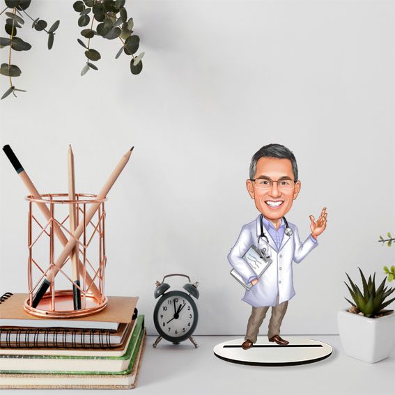 Erkek Doktor Karikatür Biblo 14