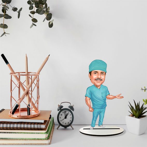 Erkek Doktor Karikatür Biblo 15