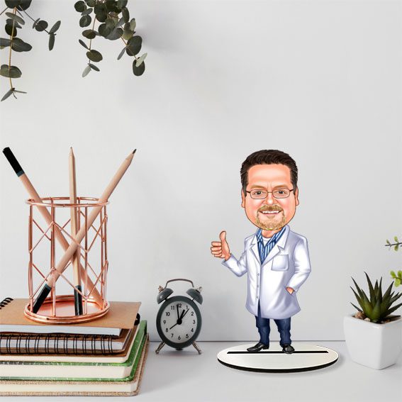 Erkek Doktor Karikatür Biblo 18