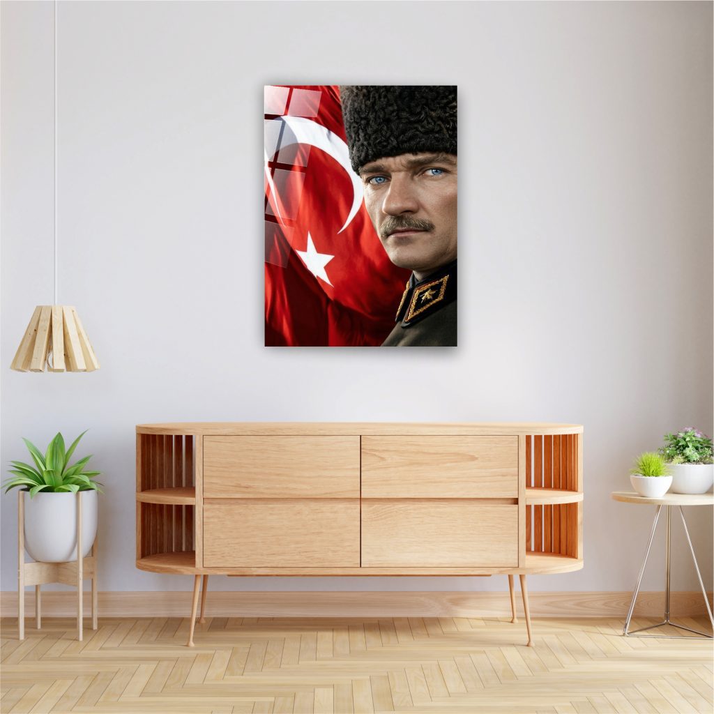 Atatürk Cam Tablo 2 - Görsel 2
