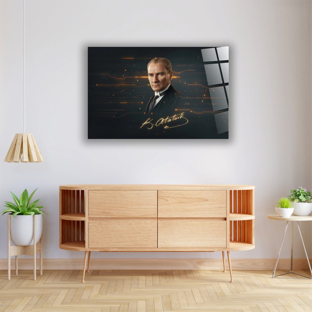 Atatürk Cam Tablo 15