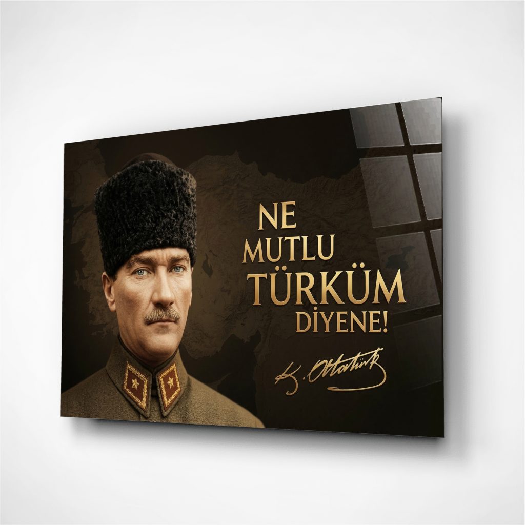 Atatürk Cam Tablo 9