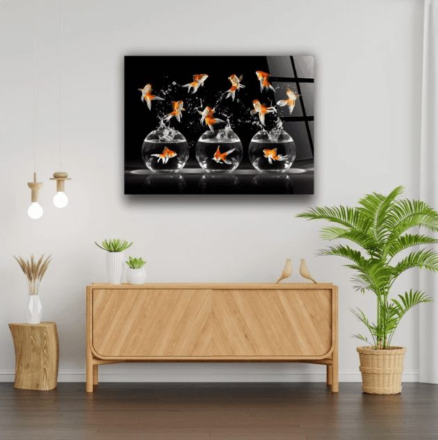 Alternative view of Balık Cam Tablo 6