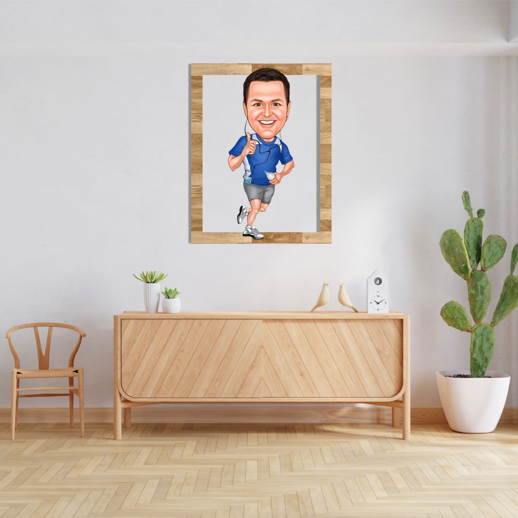 Alternative view of Erkek Koşucu Ahşap Tablo 1