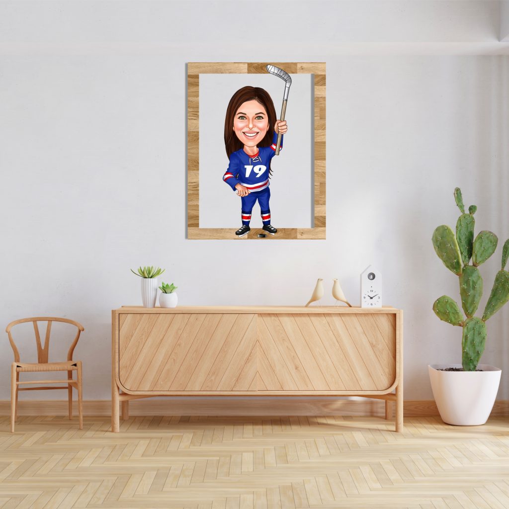 Alternative view of Kız Buz Hokeyi Sporcu 2