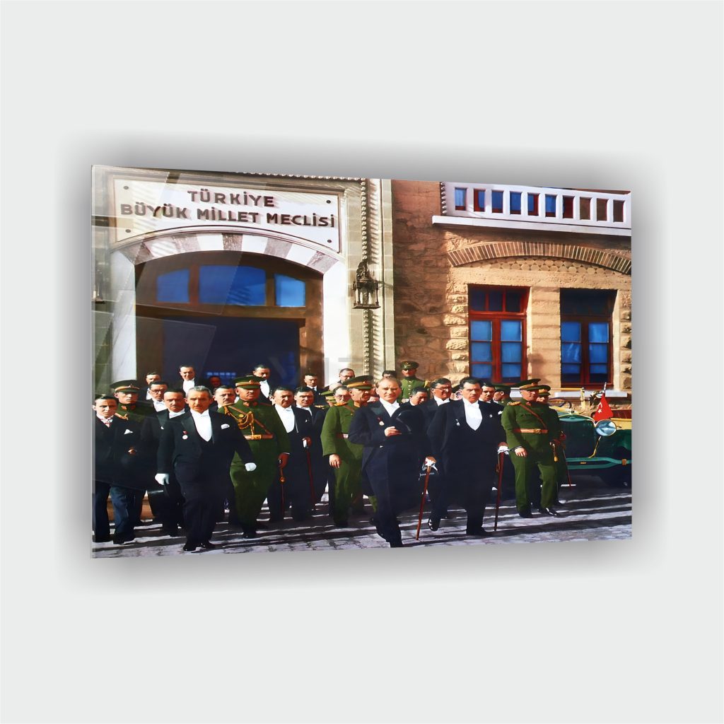 Atatürk Meclis Renkli Cam Tablo 31