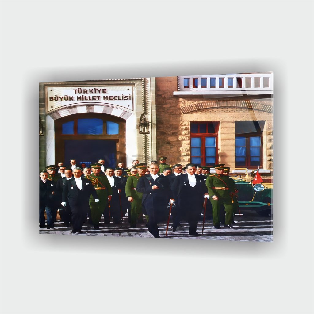 Alternative view of Atatürk Meclis Renkli Cam Tablo 31