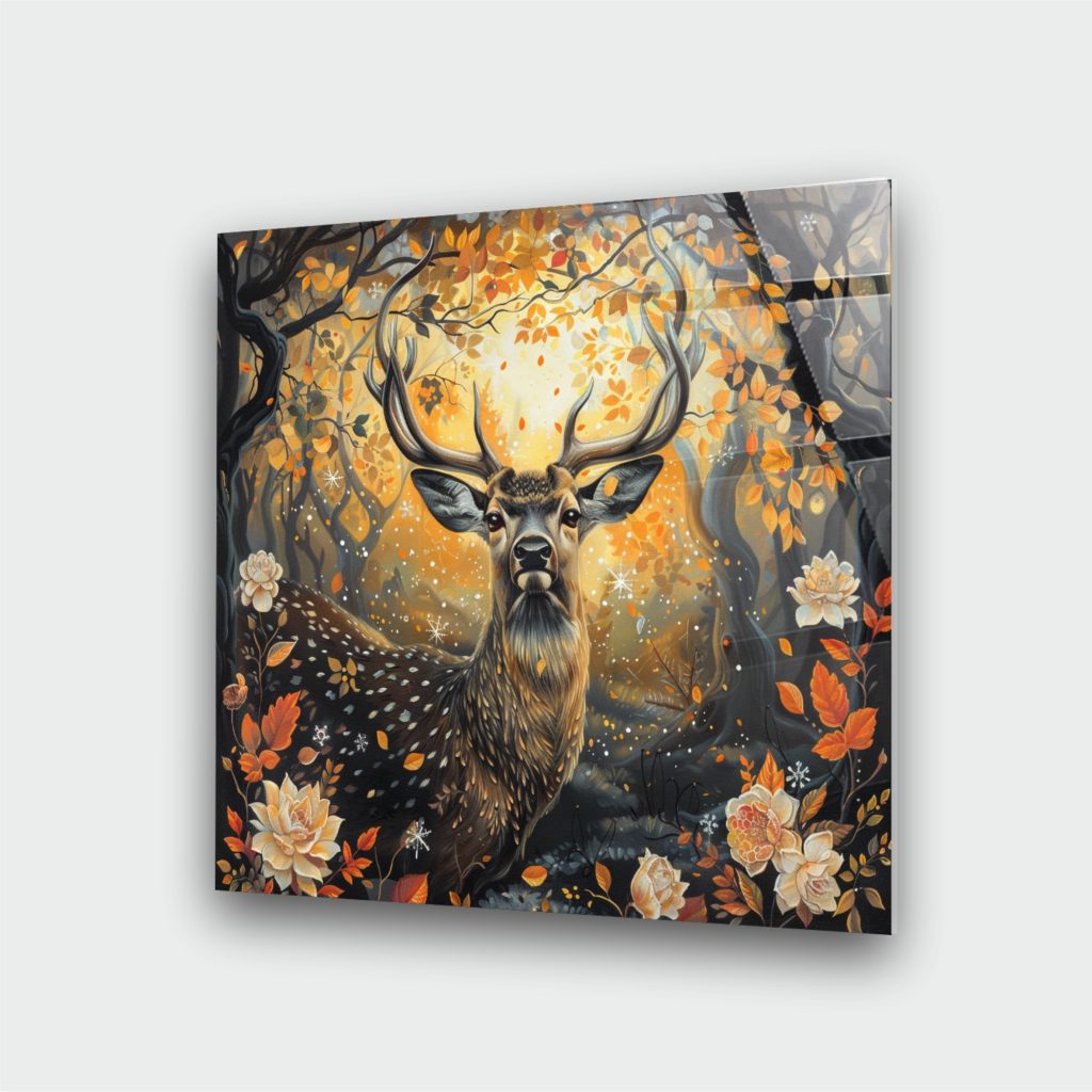 Alternative view of Geğik Çiçek Cam Tablo 1