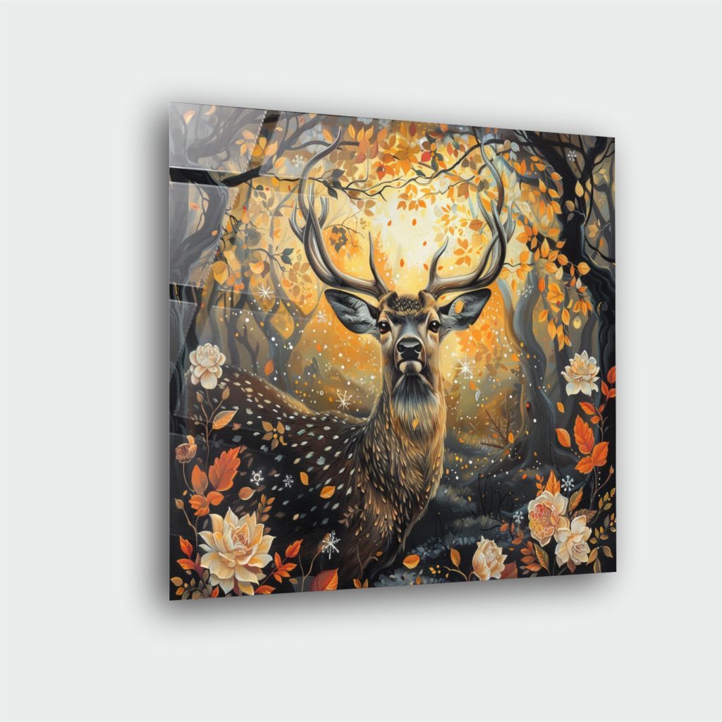 Geğik Çiçek Cam Tablo 1