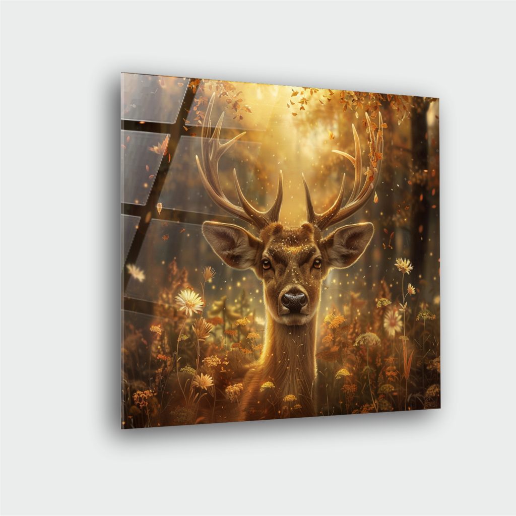 Geğik Çiçek Cam Tablo 2