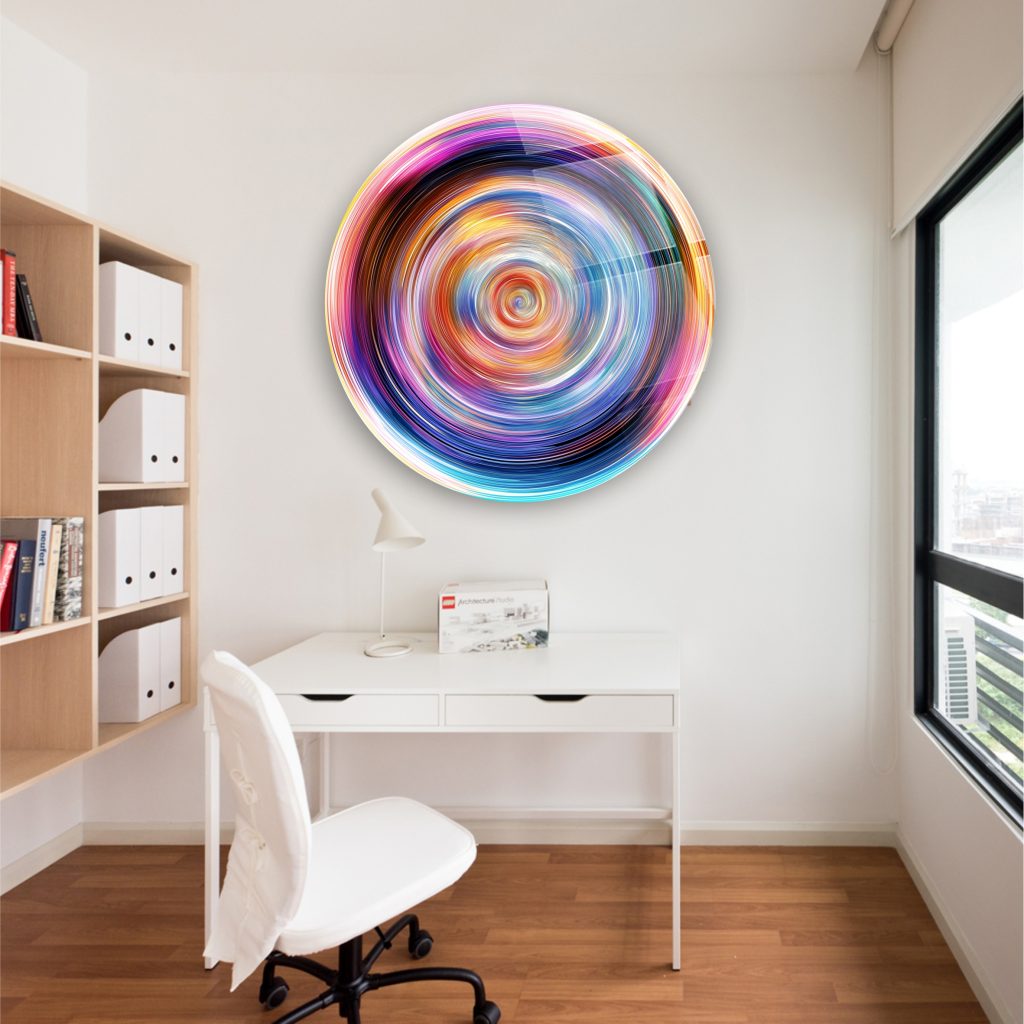 Alternative view of Renkli Sarmal Cam Tablo 1