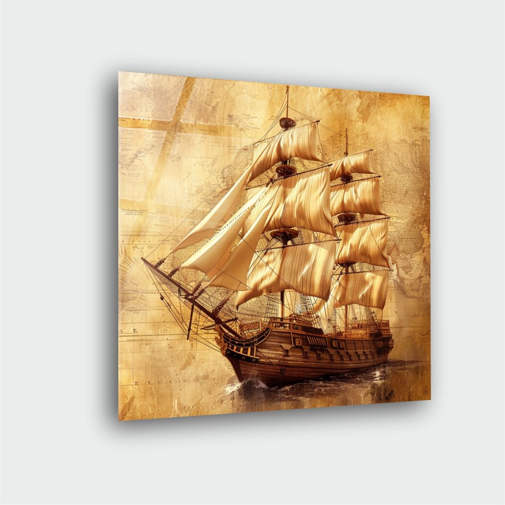 Tarihi Gemi Cam Tablo 1