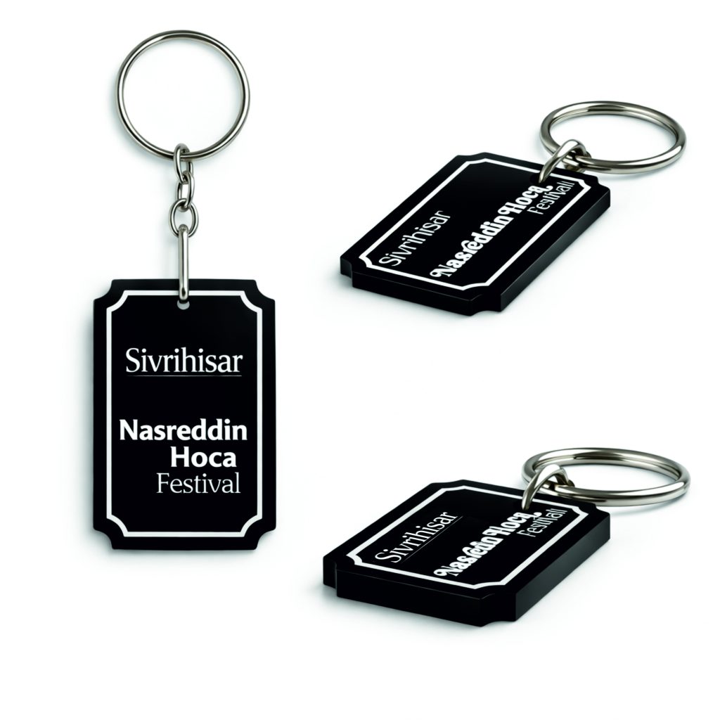 Promosyon Pleksi Lazer Kazıma Anahtarlık