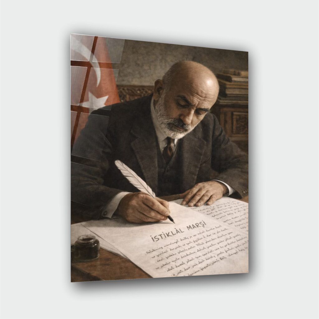 Mehmet Akif Ersoy – Çerçevesiz UV Baskı – Model 43